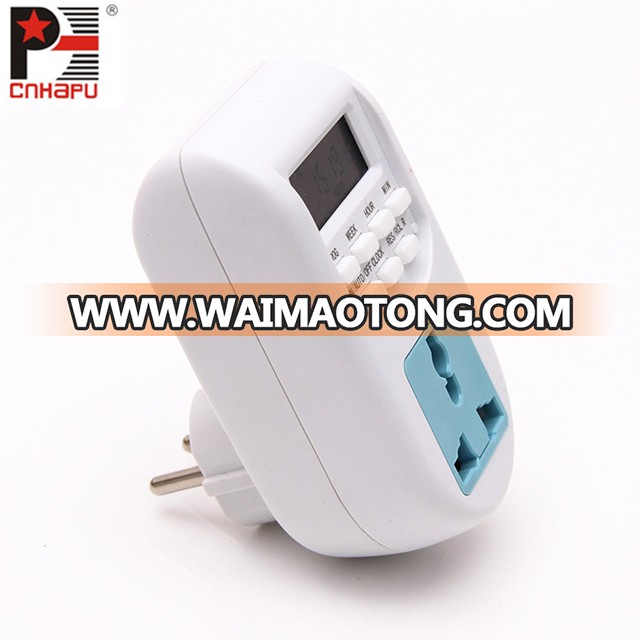 China supplier EU type AL-06 programmable timer,timer plug,timer socket plug